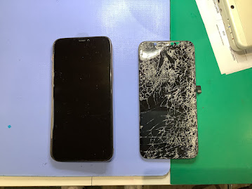 iPhone11Proの画面交換ならデータをそのまま・最短即日修理のスマホ修理工房ラザウォーク甲斐双葉店へ！